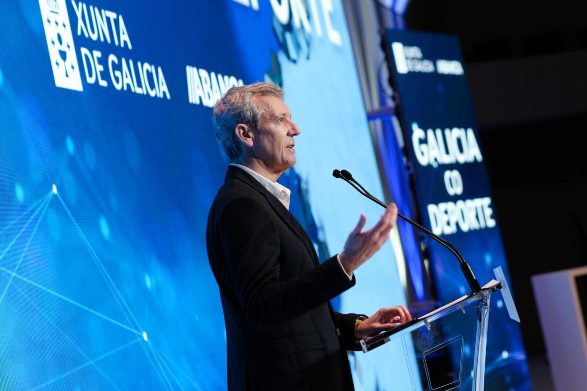 El presidente de la Xunta de Galicia Alfonso Rueda